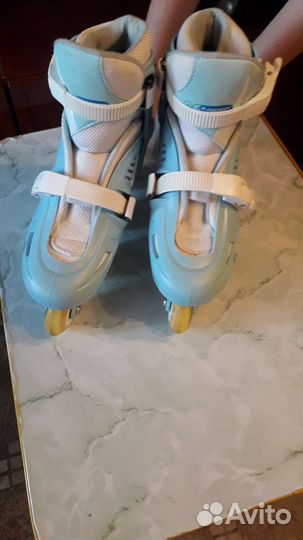 Роликовые раздвижные коньки детск. Reaction+ шлем