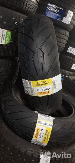 Шины 150/70R13 64S pirelli diablo rosso scooter