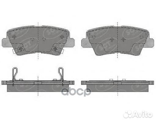 Колод. торм.перед. HYU solaris 10/i30 11/i40