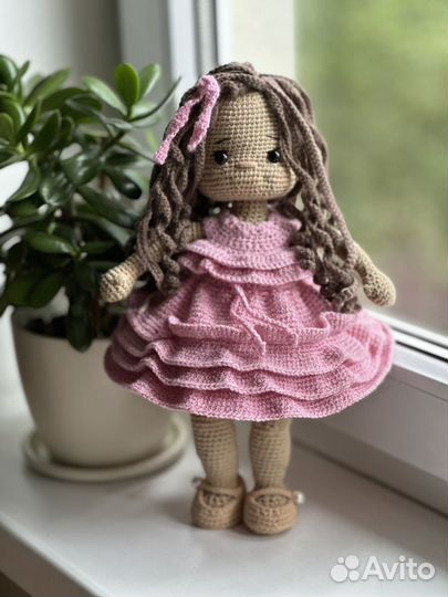 Вязаная куколка Долли, hand made