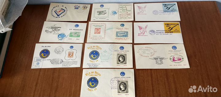 Конверты почтовые, первого дня, коллекция Куба