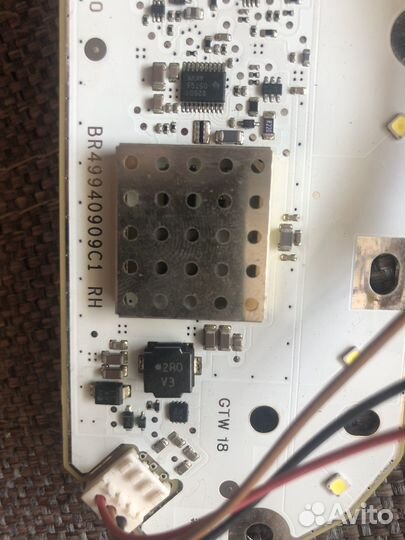 Плата управления передней левой фары рено