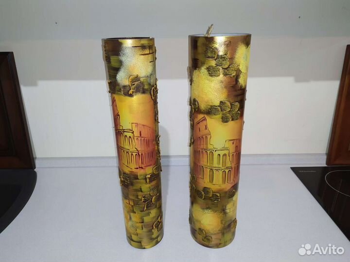 Ваза декоративная ручная роспись