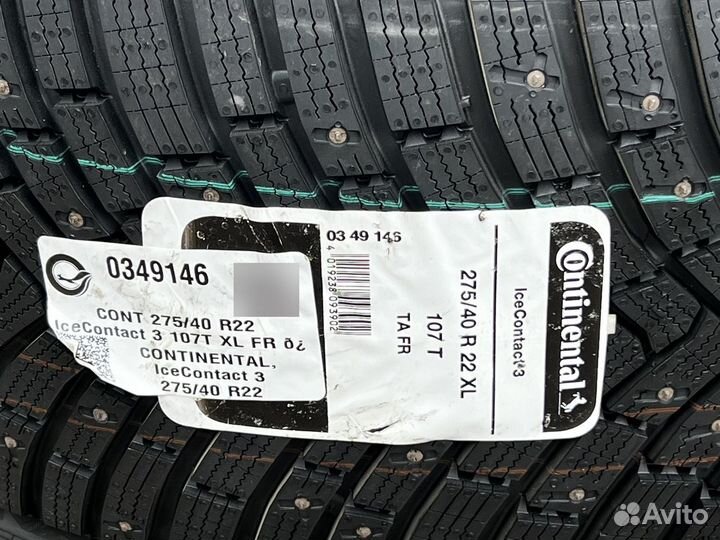 Continental IceContact 3 275/40 R22 и 315/35 R22 111T