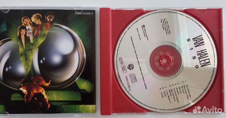 Van halen 1986 cd made in germany