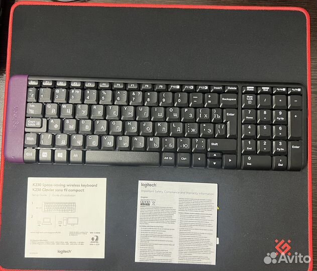 Беспроводная клавиатура Logitech k230