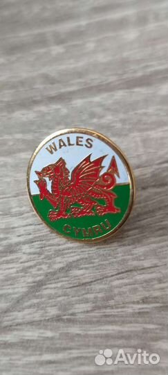 Значок Уэльс герб Wales Cymru флаг