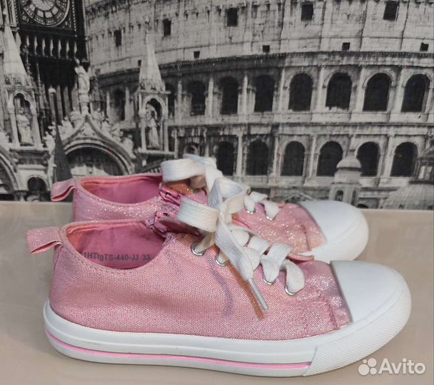 Кеды для девочки 33 размер