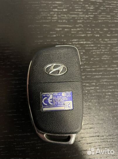 Ключ зажигания hyundai solaris 433mhz