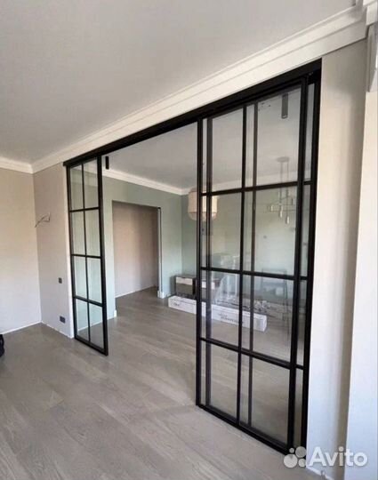 Межкомнатные перегородки из стекла