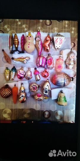 Елочные игрушки СССР