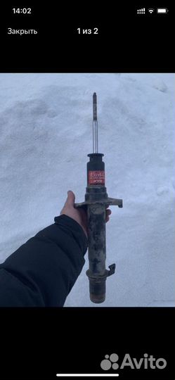 Стойка передняя honda accord 8 кузов cu1, cu2