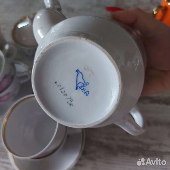 Чайный сервиз дулево розы