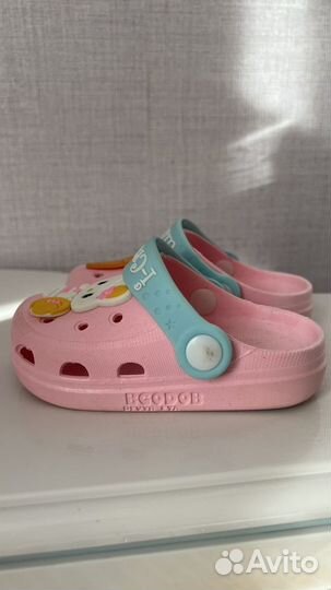 Резиновые сабо crocs 22