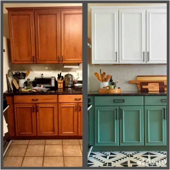 Покраска, реставрация кухонь и мебели