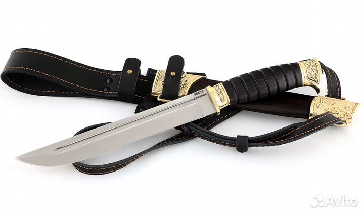 Нож казачий Пластун, сталь 95Х18, рукоять и ножны