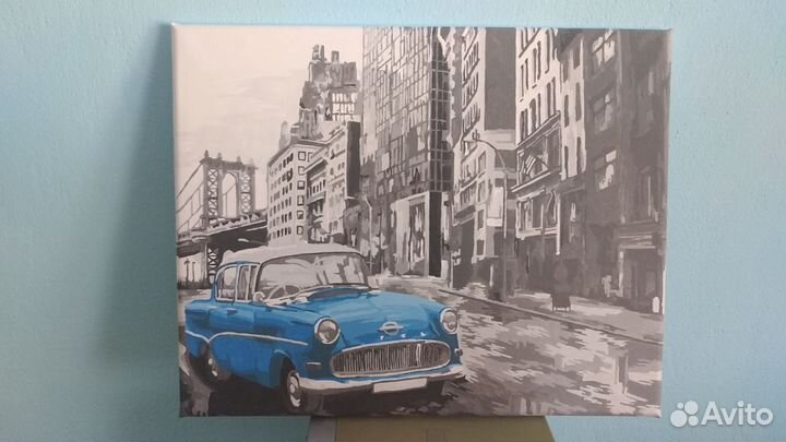 Картина по номерам написанная