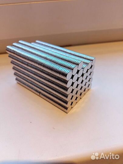 Неодимовые магниты 10х1.5 мм