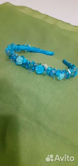 Ободок для волос. Ручная работа