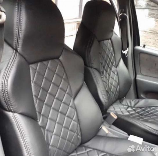 Авто-чехлы Рекаро ромб