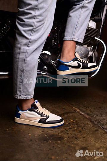 Кроссовки мужские Nike Air Jordan 1 Low Fragment