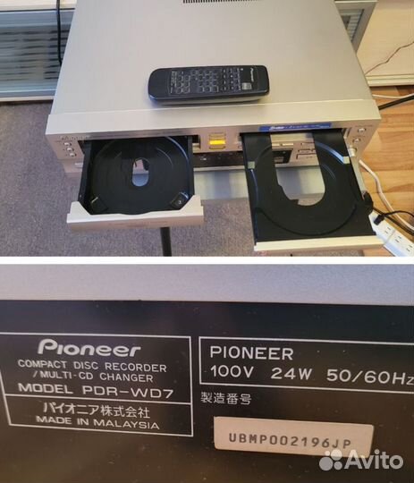 Двa топoвых Cd рекoрдера Pioneer в идеале