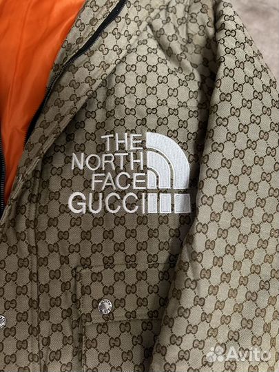 Пуховик The north face Gucci