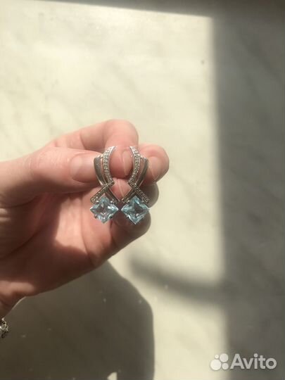 Серебряные серьги