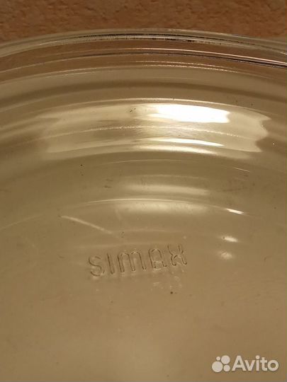 Кастрюля стеклянная на 1,5-2 литра Simax