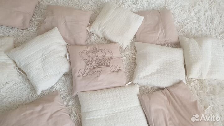 Подушечки-бортик для детской кроватки