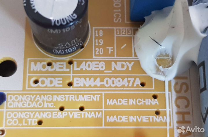 Телевизор ue40nu7170u на зап-ти (отправка по миру)