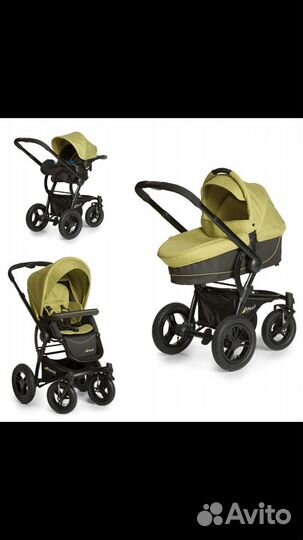 Коляска Hauck King Air Plus Trioset (Melange green