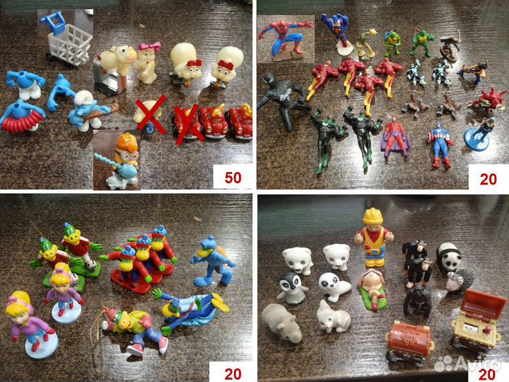 Игрушки Киндер, Растишка и т.д