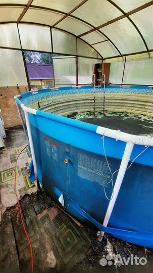 Каркасный бассейн бу