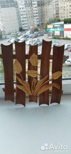 Деревянное панно