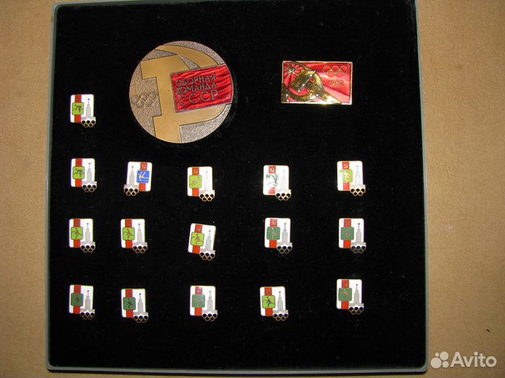 Набор знаков 22-я Олимпиада в Москве