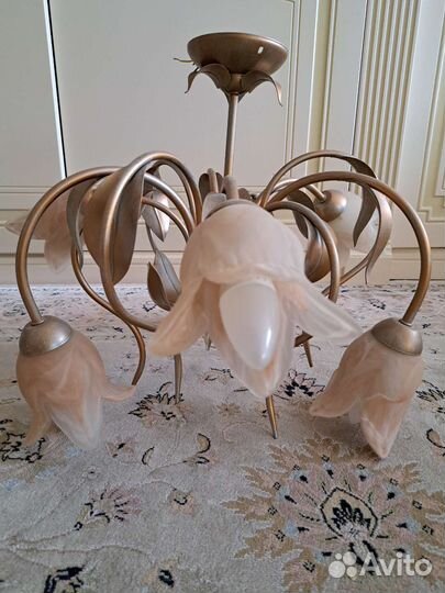 Люстра потолочная бу