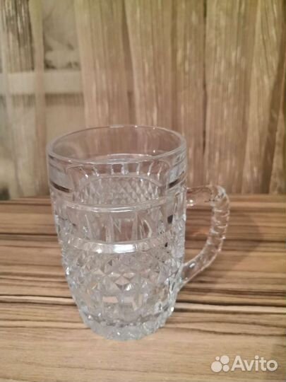 Кружка пивная хрусталь Чехия