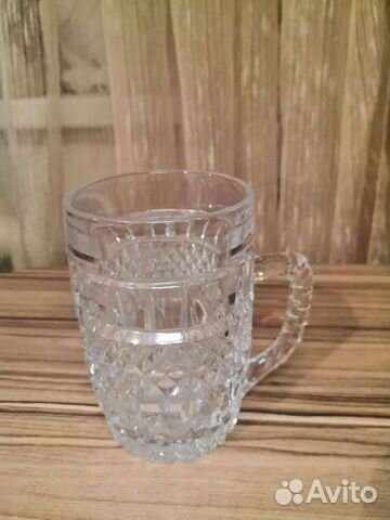 Кружка пивная хрусталь Чехия