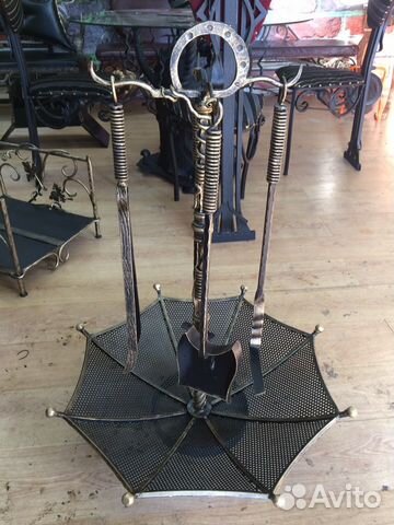 Каминный набор, зонтница