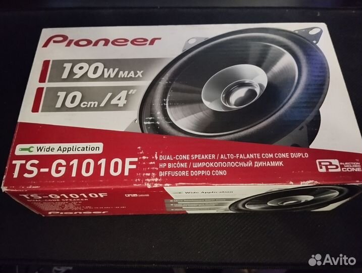 Колонки автомобильные: Pioneer TS-G1010F