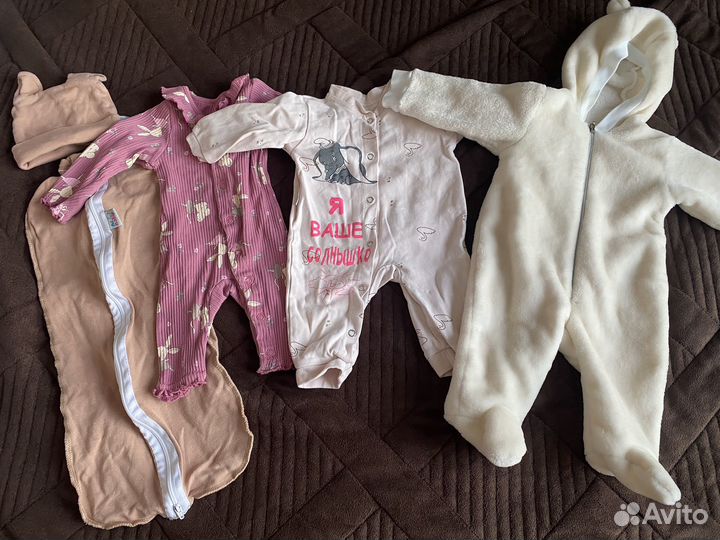 Пакет вещей для девочки 56-62