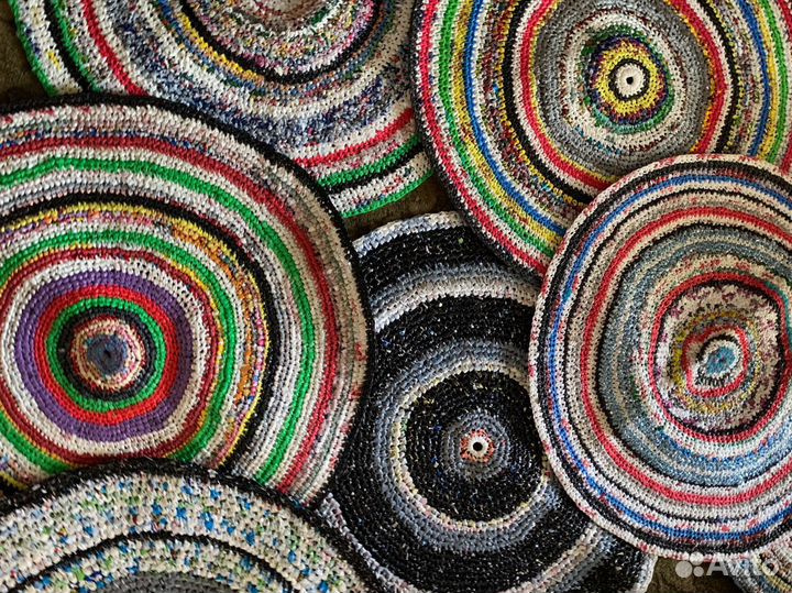 Вязаные коврики