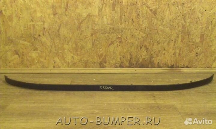 Skoda Fabia 2000- Накладка бампера переднего