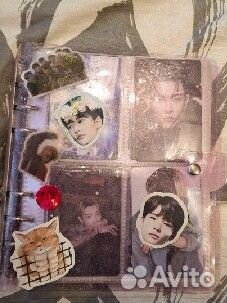 Биндер для карточек вместе с карточками