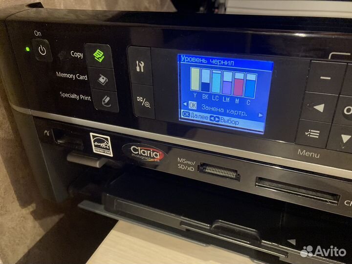 Принтер мфу Epson TX650 струйный, цветной