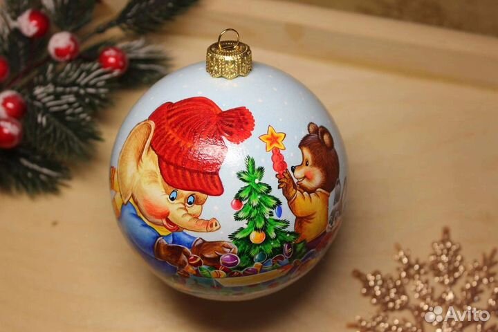 Елочные игрушки шары