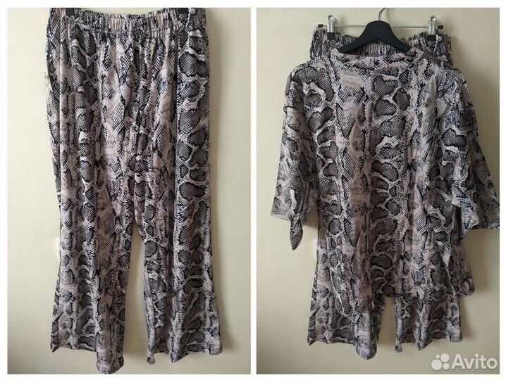 Обалденный костюм принт 60 р