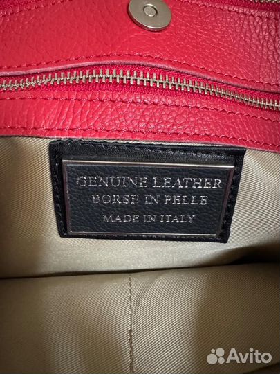 Сумка новая натуральная кожа Италия