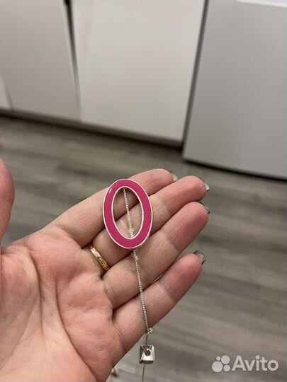 Monet, винтаж, Розовое ожерелье